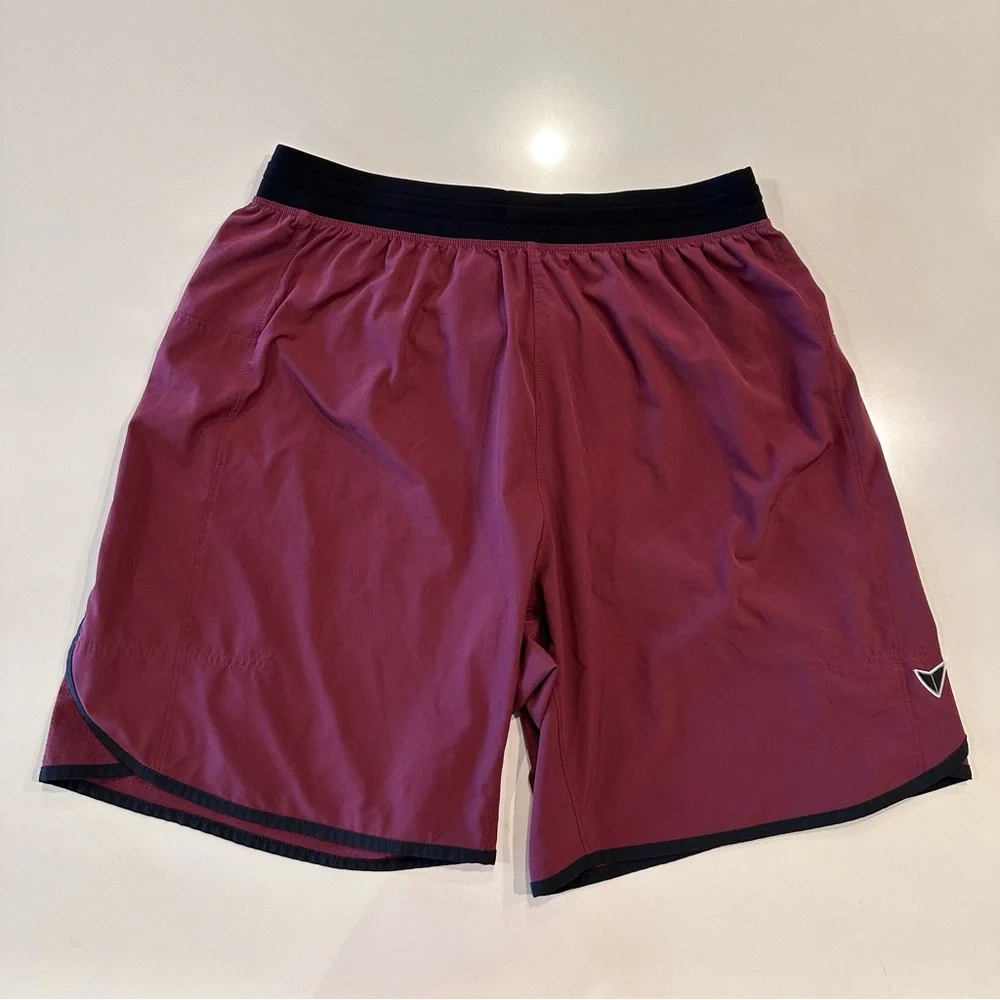 Men’s Korsa Overdrive 8” Running Short in Wine‎ Size Medium